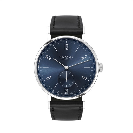 Men's watch / unisex  NOMOS GLASHÜTTE, Tangente 2Date Blue / 37.50mm, SKU: 136.SB | timeolution.com