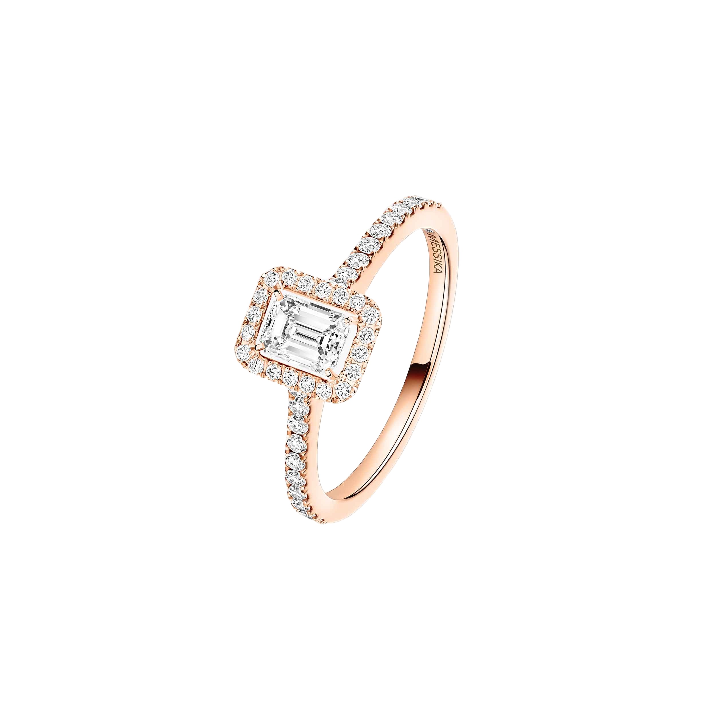 Women Jewellery MESSIKA, Joy 0.25Ct Pink Gold Diamond Ring, SKU: 14506-PG | timeolution.com