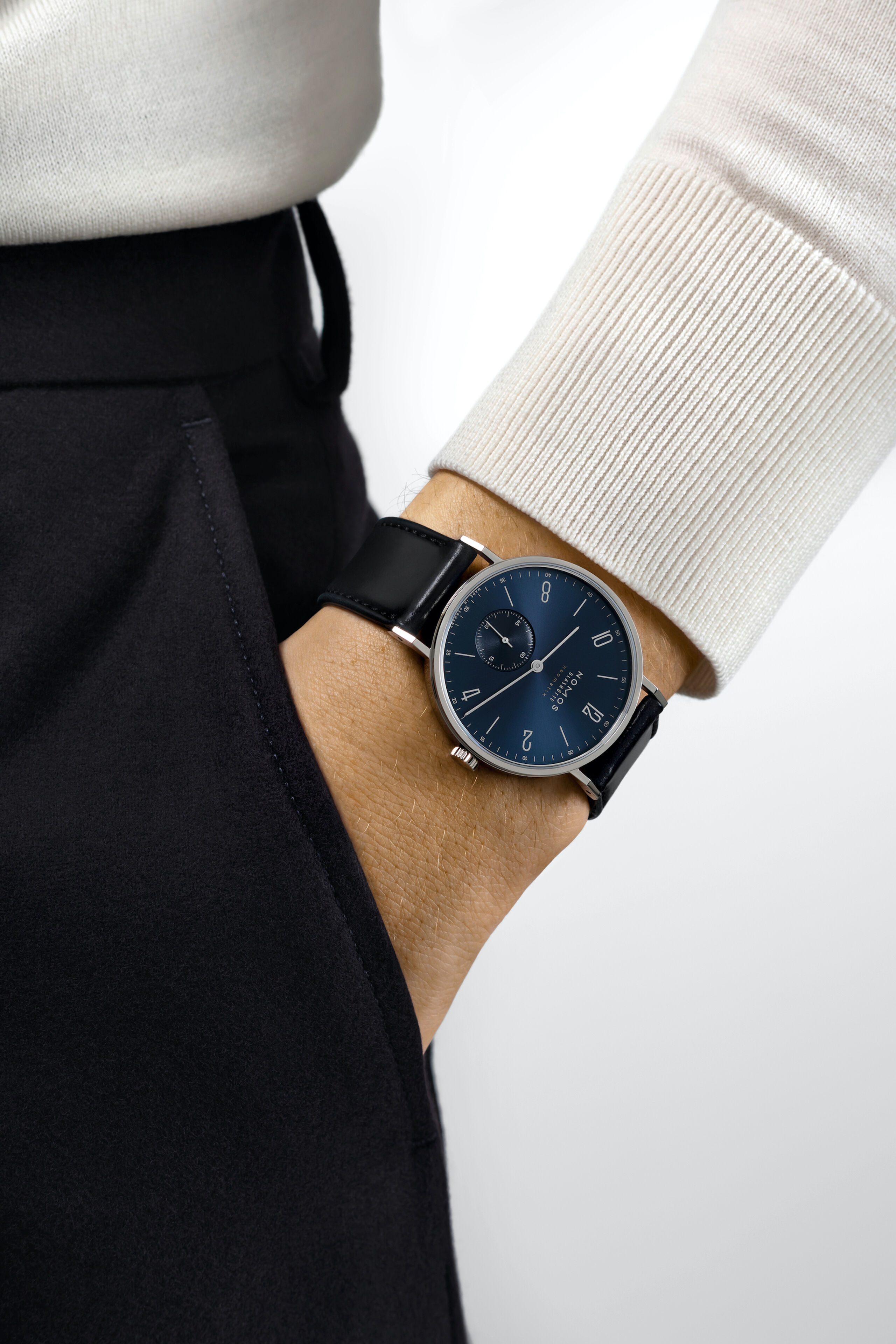 Men's watch / unisex  NOMOS GLASHÜTTE, Tangente Neomatik 39 Blue Gold / 38.50mm, SKU: 145 | timeolution.com