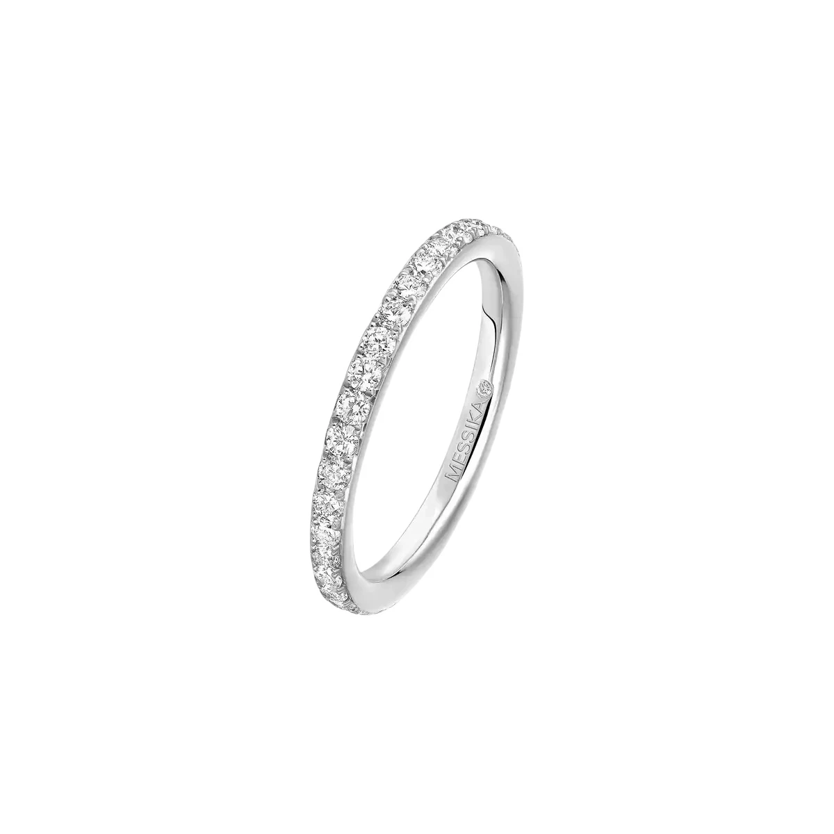 Women Jewellery MESSIKA, Joy Diamond White Gold Wedding Ring, SKU: 14743-WG | timeolution.com