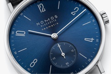 Ladies' watch  NOMOS GLASHÜTTE, Tangente Neomatik Blue Gold / 35mm, SKU: 190 | timeolution.com