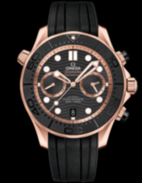 Men's watch / unisex  OMEGA, Diver 300m Co Axial Master Chronometer Chronograph / 44mm, SKU: 210.62.44.51.01.001 | timeolution.com