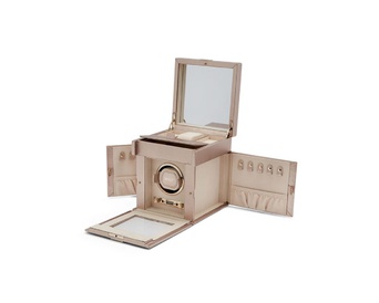  WOLF 1834, Palermo Single Watch Winder With Jewellery Storage, SKU: 213716 | timeolution.com