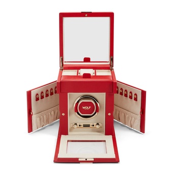  WOLF 1834, Palermo Single Watch Winder With Jewellery Storage, SKU: 213772 | timeolution.com