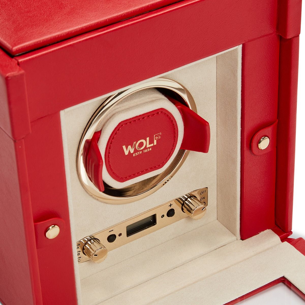  WOLF 1834, Palermo Single Watch Winder With Jewellery Storage, SKU: 213772 | timeolution.com