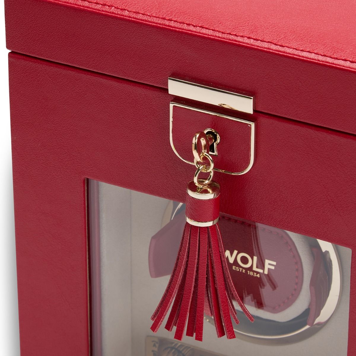  WOLF 1834, Palermo Single Watch Winder With Jewellery Storage, SKU: 213772 | timeolution.com