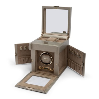  WOLF 1834, Palermo Single Watch Winder With Jewellery Storage, SKU: 213778 | timeolution.com