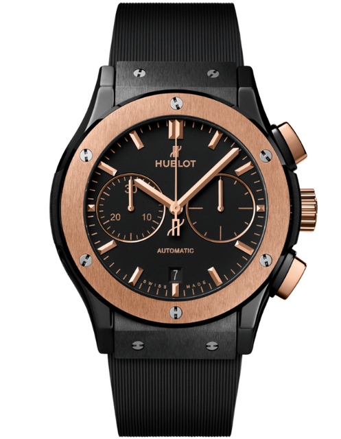 Men's watch / unisex  HUBLOT, Classic Fusion Chronograph Ceramic King Gold / 45mm, SKU: 521.CO.1181.RX | timeolution.com