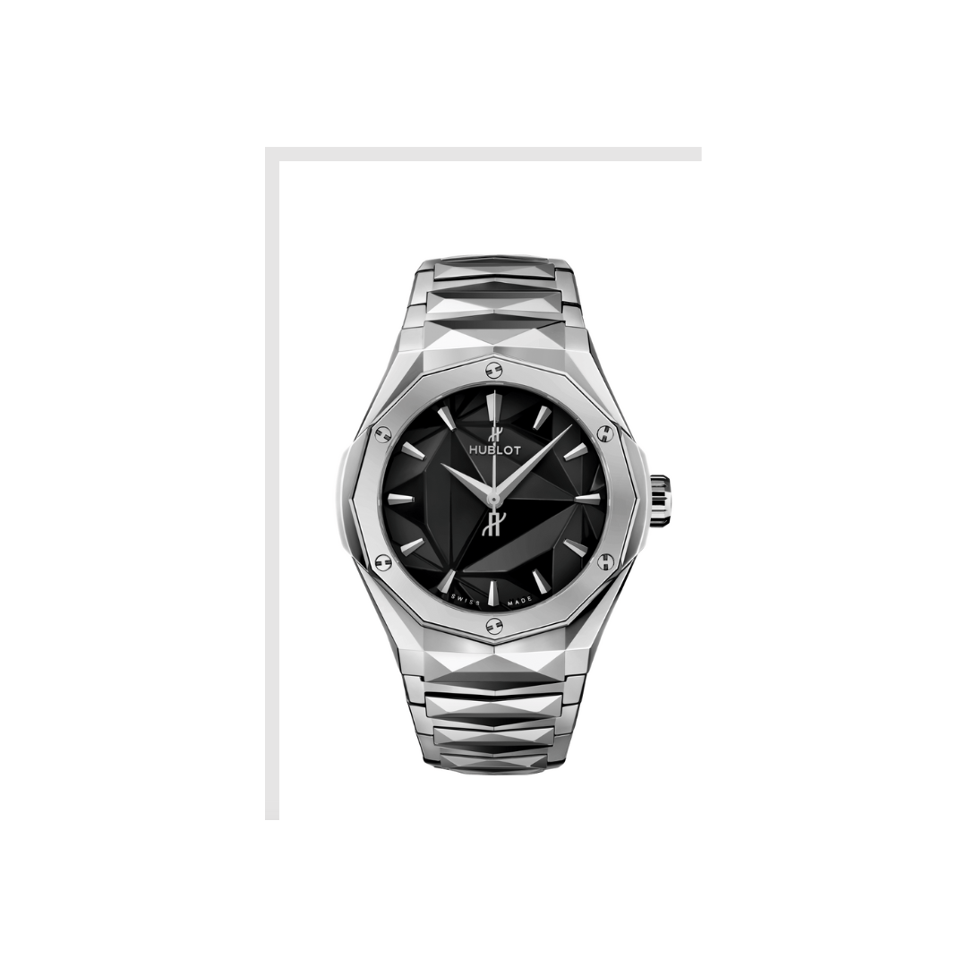 Men's watch / unisex  HUBLOT, Classic Fusion Orlinski Bracelet Titanium / 40mm, SKU: 550.NS.1800.NS.ORL22 | timeolution.com