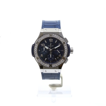 Ladies' watch  HUBLOT, Big Bang Steel Blue Diamonds / 41mm, SKU: 341.SX.7170.LR.1204 | timeolution.com