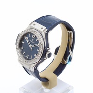 Ladies' watch  HUBLOT, Big Bang Steel Blue Diamonds / 38mm, SKU: 361.SX.7170.LR.1204 | timeolution.com