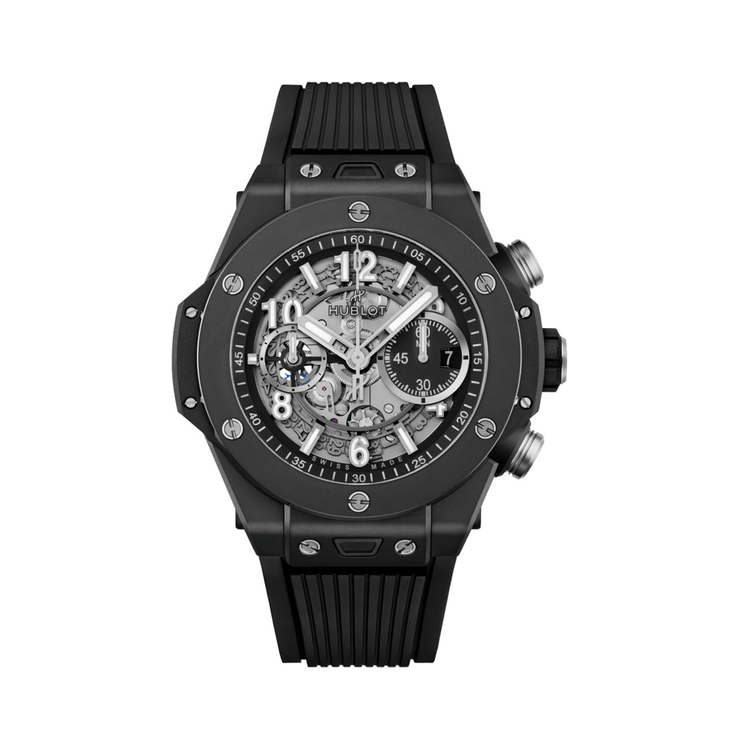 Men's watch / unisex  HUBLOT, Big Bang Unico Black Magic / 44mm, SKU: 421.CI.1170.RX | timeolution.com