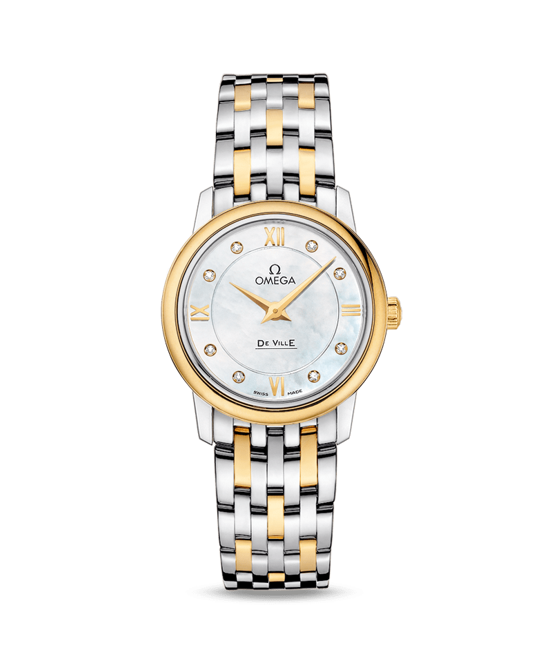 Ladies' watch  OMEGA, De Ville Prestige Quartz / 27.4mm, SKU: 424.20.27.60.55.001 | timeolution.com