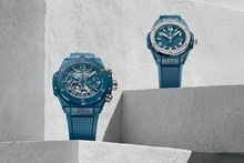 Men's watch / unisex HUBLOT, Big Bang Unico Petrol Blue Ceramic / 42mm, SKU: 441.ES.5121.RX | timeolution.com