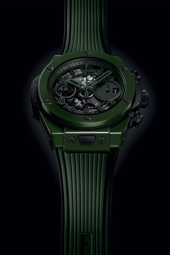 Men's watch / unisex  HUBLOT, Big Bang Unico Green Ceramic Limited Edition / 42mm, SKU: 441.GX.5210.RX | timeolution.com