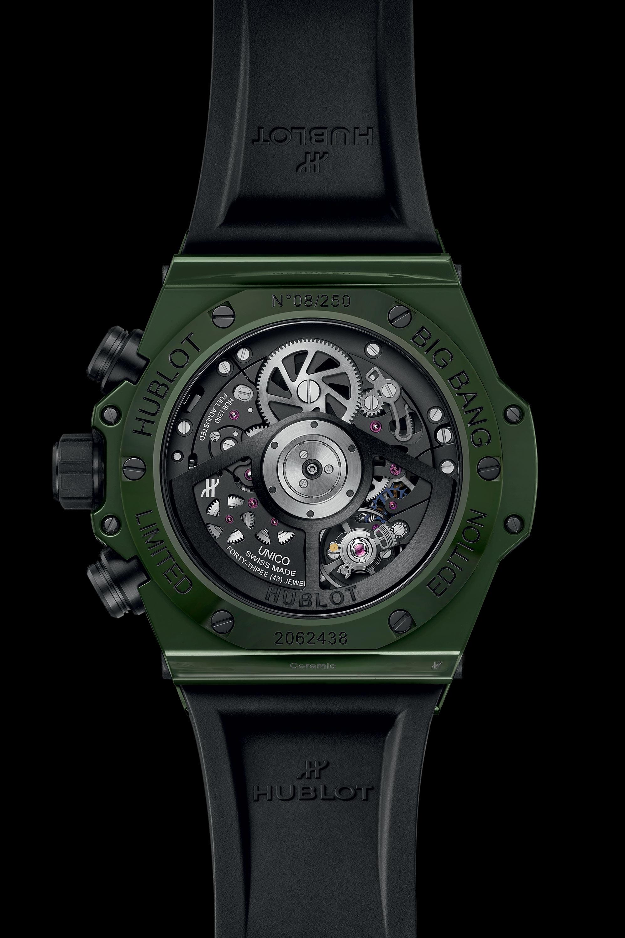 Men's watch / unisex  HUBLOT, Big Bang Unico Green Ceramic Limited Edition / 42mm, SKU: 441.GX.5210.RX | timeolution.com