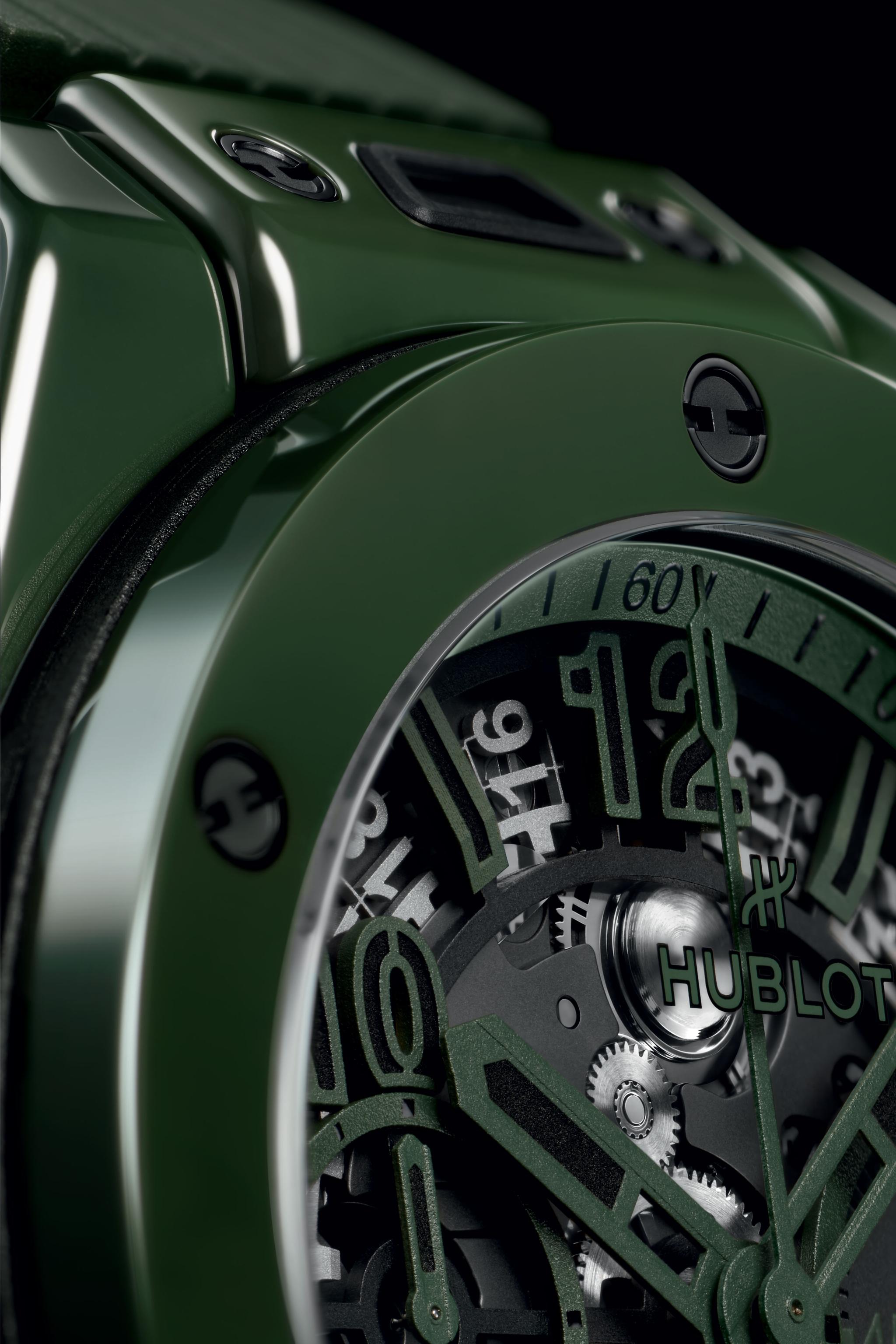 Men's watch / unisex  HUBLOT, Big Bang Unico Green Ceramic Limited Edition / 42mm, SKU: 441.GX.5210.RX | timeolution.com