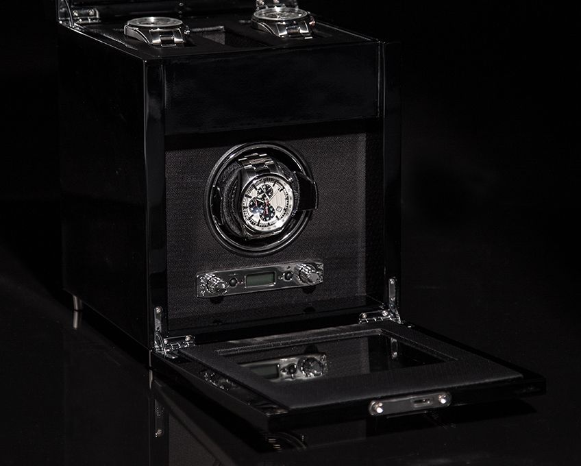  WOLF 1834, Savoy Single Watch Winder With Storage, SKU: 454570 | timeolution.com