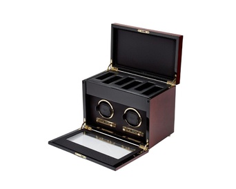  WOLF 1834, Savoy Double Watch Winder With Storage, SKU: 454610 | timeolution.com