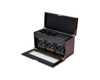  WOLF 1834, Savoy Triple Watch Winder With Storage, SKU: 454710 | timeolution.com