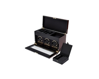  WOLF 1834, Savoy Triple Watch Winder With Storage, SKU: 454710 | timeolution.com