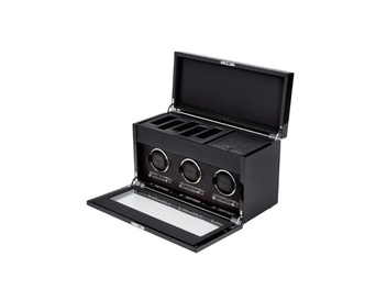  WOLF 1834, Savoy Triple Watch Winder With Storage, SKU: 454770 | timeolution.com