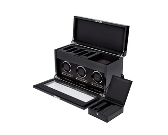  WOLF 1834, Savoy Triple Watch Winder With Storage, SKU: 454770 | timeolution.com