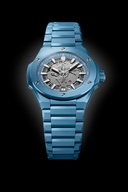 Men's watch / unisex  HUBLOT, Big Bang Integrated Time Only Sky Blue Indigo Ceramic / 40mm, SKU: 456.EX.5120.EX | timeolution.com