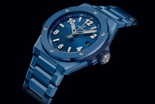 Men's watch / unisex  HUBLOT, Big Bang Integrated Time Only Blue Magic / 38mm, SKU: 457.EX.7170.EX | timeolution.com