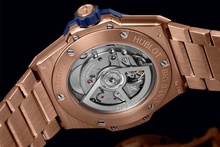 Men's watch / unisex  HUBLOT, Big Bang Integrated Time Only King Gold Blue / 38mm, SKU: 457.OX.7180.OX | timeolution.com