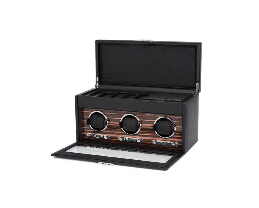  WOLF 1834, Roadster Triple Watch Winder With Storage, SKU: 457356 | timeolution.com