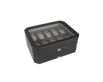  WOLF 1834, Windsor 10pc Watch Box With Drawer, SKU: 4586029 | timeolution.com