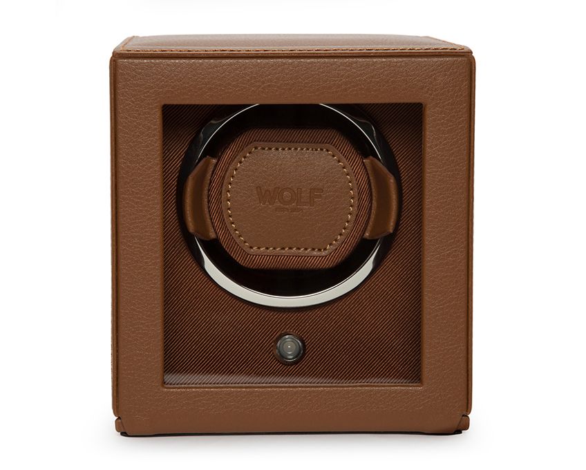  WOLF 1834, Cub Single Watch Winder With Cover, SKU: 461127 | timeolution.com