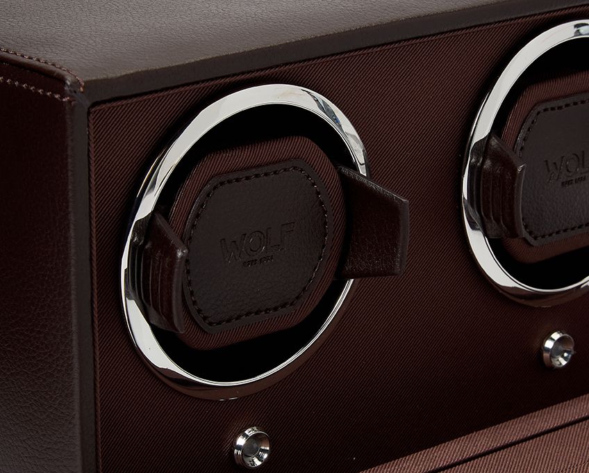  WOLF 1834, Cub Double Watch Winder With Cover, SKU: 461206 | timeolution.com