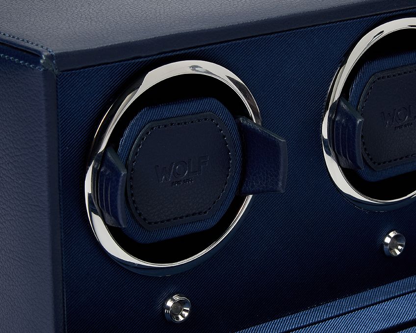  WOLF 1834, Cub Double Watch Winder With Cover, SKU: 461217 | timeolution.com