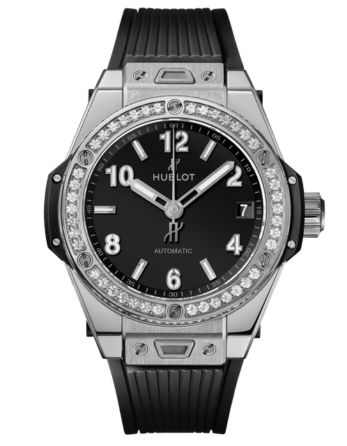 Ladies' watch  HUBLOT, Big Bang One Click Steel Diamonds / 39mm, SKU: 465.SX.1170.RX.1204 | timeolution.com