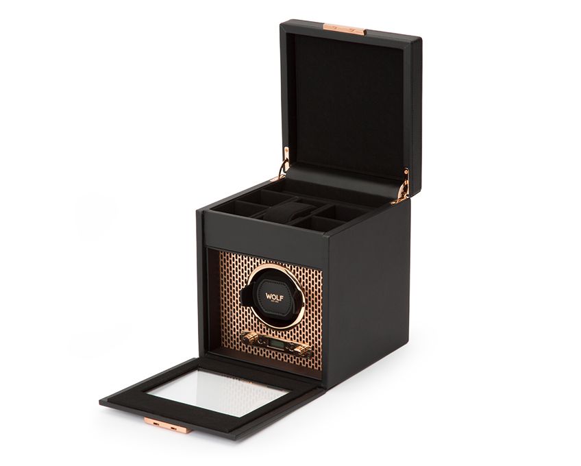  WOLF 1834, Axis Single Watch Winder With Storage, SKU: 469216 | timeolution.com