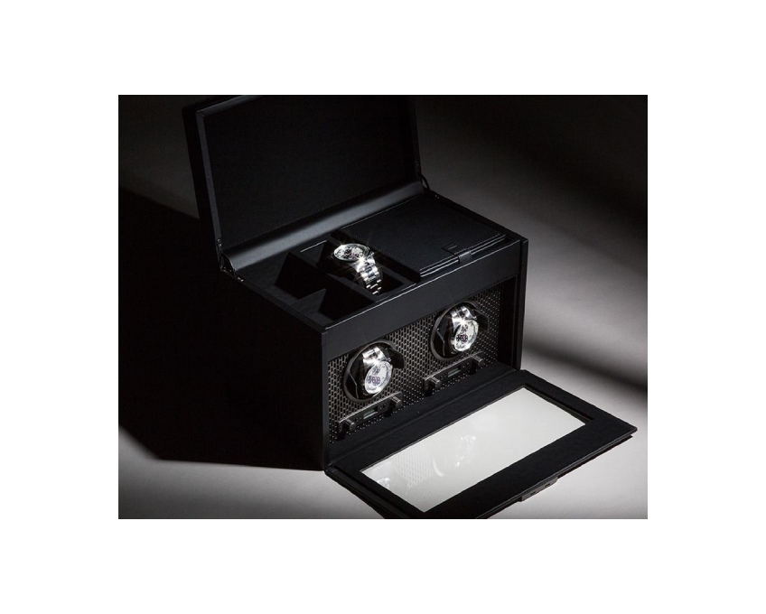  WOLF 1834, Axis Double Watch Winder With Storage, SKU: 469303 | timeolution.com