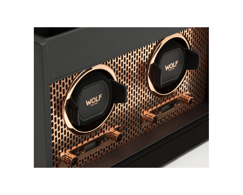  WOLF 1834, Axis Double Watch Winder With Storage, SKU: 469316 | timeolution.com