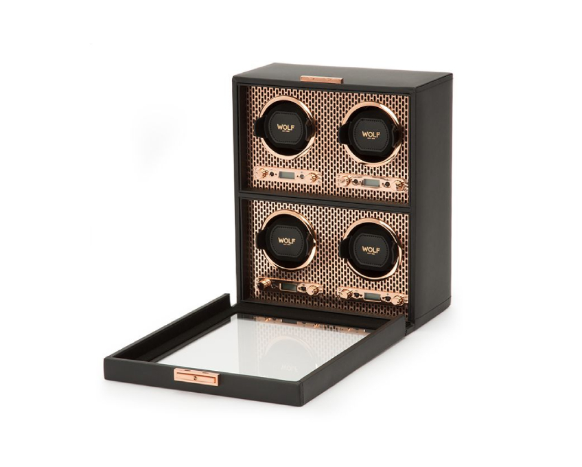  WOLF 1834, Axis 4pc Watch Winder, SKU: 469516 | timeolution.com