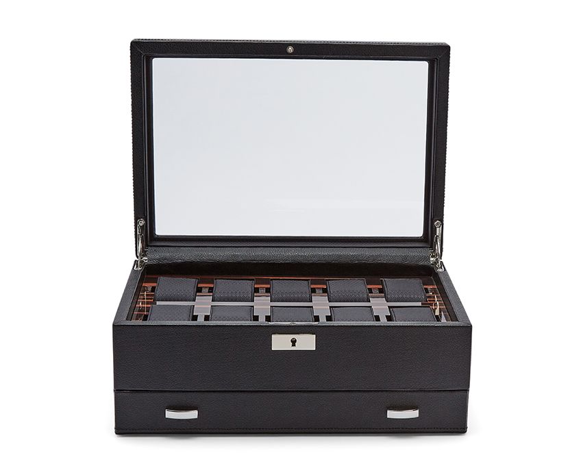  WOLF 1834, Roadster 10pc Watch Box With Drawer, SKU: 477656 | timeolution.com