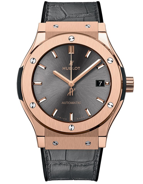 Men's watch / unisex  HUBLOT, Classic Fusion King Gold Racing Grey / 45mm, SKU: 511.OX.7081.LR | timeolution.com