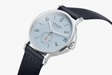 Men's watch / unisex  NOMOS GLASHÜTTE, Ahoi Neomatik 38 Date Sky / 38.5mm, SKU: 516 | timeolution.com