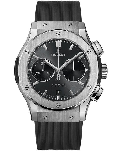 Men's watch / unisex  HUBLOT, Classic Fusion Racing Grey Chronograph Titanium / 45mm, SKU: 521.NX.7071.RX | timeolution.com