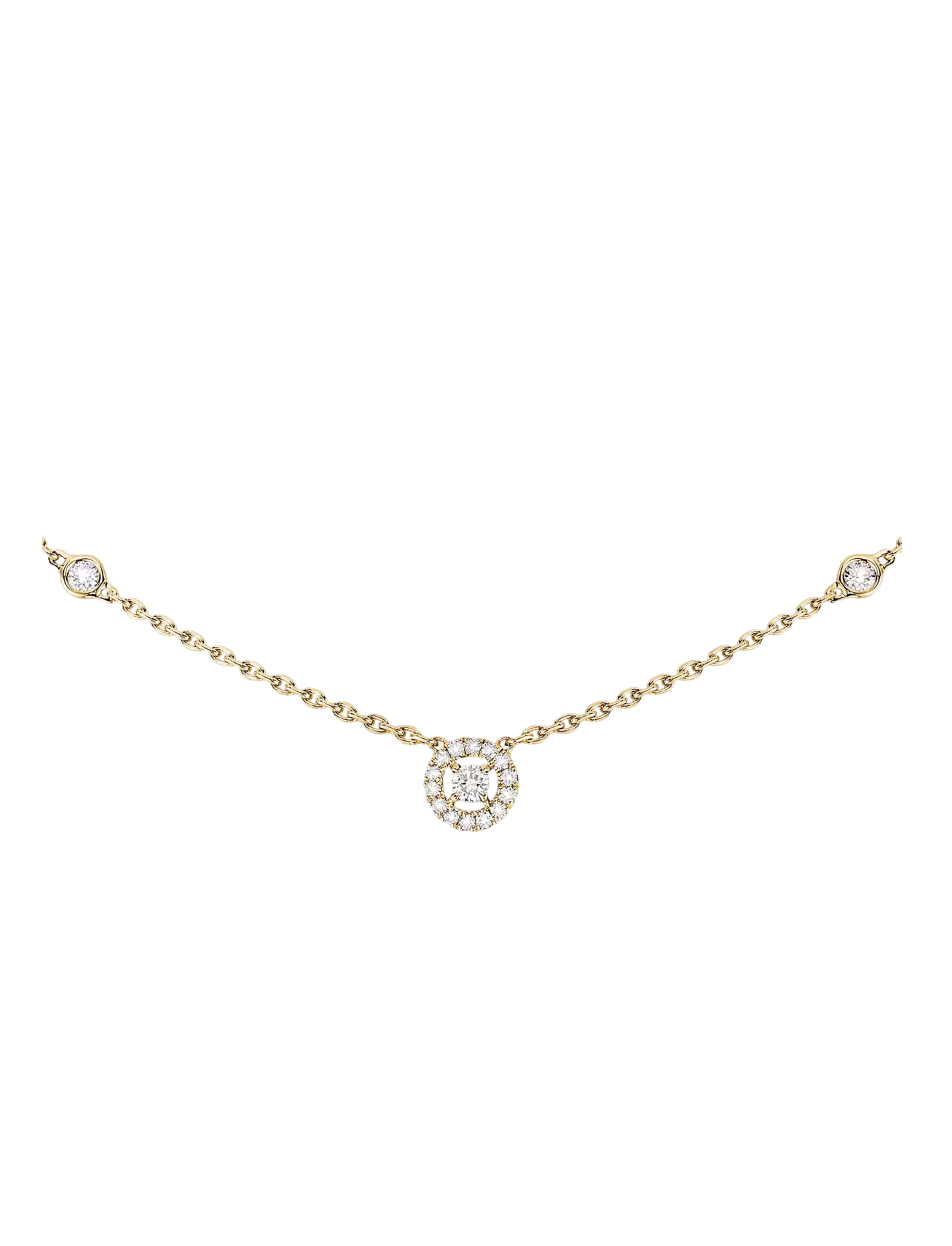 Women Jewellery  MESSIKA, Joy XS Diamond Yellow Gold Necklace, SKU: 5370-YG | timeolution.com