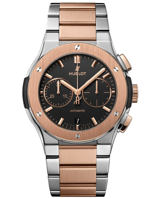 Men's watch / unisex  HUBLOT, Classic Fusion Chronograph Titanium King Gold  / 42mm, SKU: 540.NO.1180.NO | timeolution.com