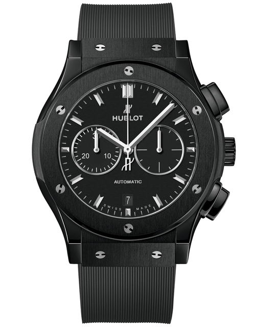 Men's watch / unisex  HUBLOT, Classic Fusion Chronograph Black Magic / 42mm, SKU: 541.CM.1171.RX | timeolution.com