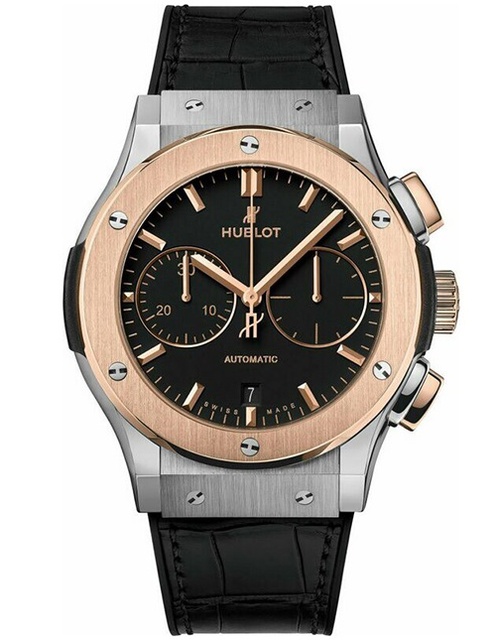 Men's watch / unisex  HUBLOT, Classic Fusion Chronograph Titanium King Gold  / 42mm, SKU: 541.NO.1181.LR | timeolution.com