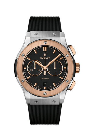 Men's watch / unisex  HUBLOT, Classic Fusion Chronograph Titanium King Gold  / 42mm, SKU: 541.NO.1181.RX | timeolution.com