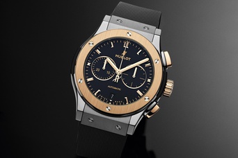 Men's watch / unisex  HUBLOT, Classic Fusion Chronograph Titanium King Gold  / 42mm, SKU: 541.NO.1181.RX | timeolution.com